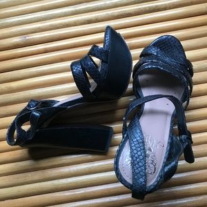 Faux Snake Skin Platforms